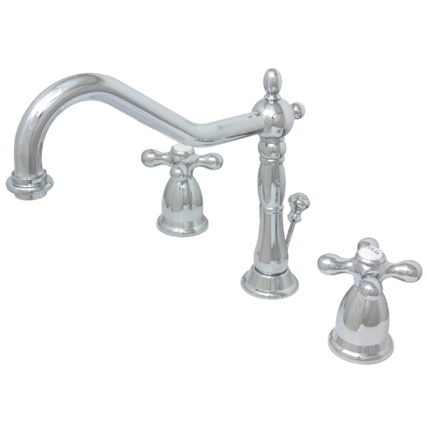 Kingston Brass 8" Widespread Bathroom Faucet, Chrome KS1991AX - main